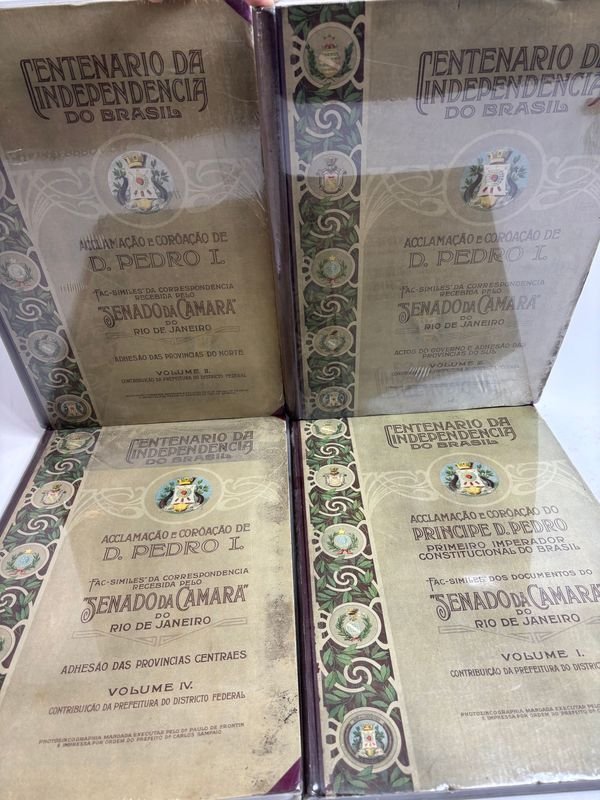 4 enormes volúmenes sobre la Independencia de Brasil: Edición conmemorativa institucional - imagen 2