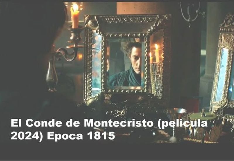 Antiguo Espejo Frances con Marco de Bronce Labrado y Cristal Viselado - imagen 6