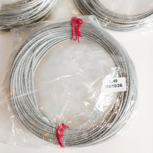 3 Rollos de linga de acero 25 mts x 2 mm - imagen 2