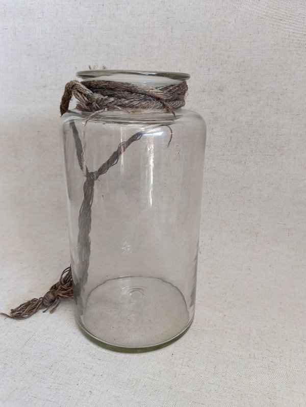 Antiguo frasco de vidrio de gran tamaño - imagen 2