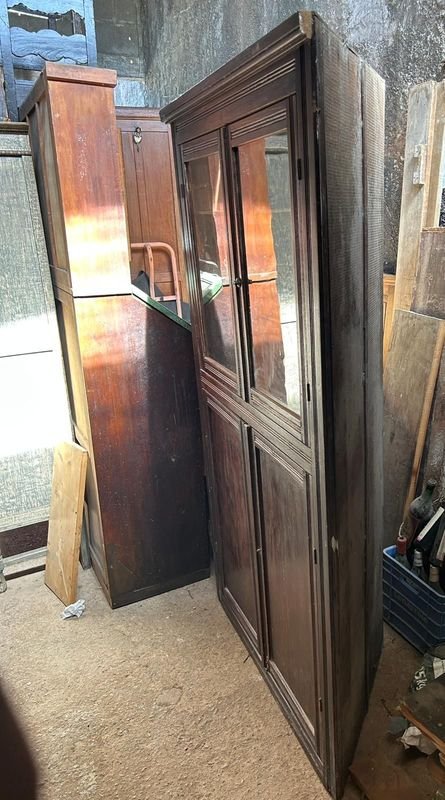 Lindo esquinero de campo antiguo con su patina original todo pino Brasil macizo buen estado - imagen 4