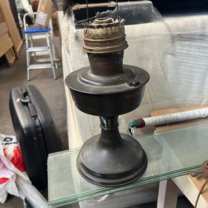 Lámpara a Queroseno Tipo Aladin con Tubo de Vidrio Transparente - imagen 5