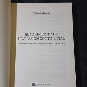 Libro "El Nacimiento de una Pasión Continental" de Alejandro Fabbri - imagen 3
