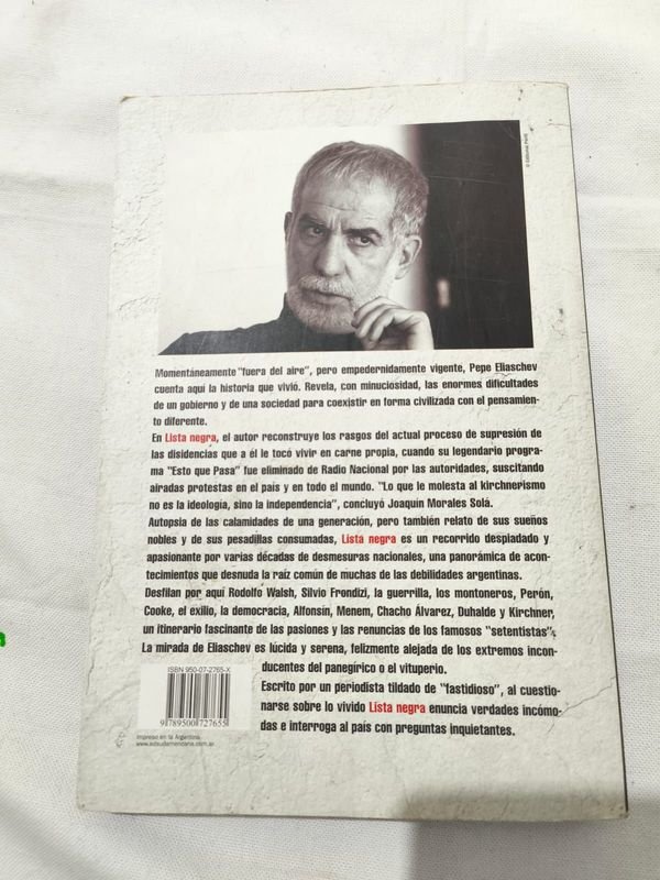 Libro 'La Lista Negra' de Pepe Eliaschev - imagen 2
