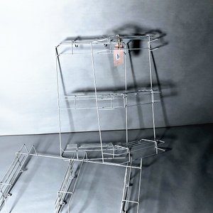 Juego de 3 Repisas Metálicas de Tres Estantes - imagen 2