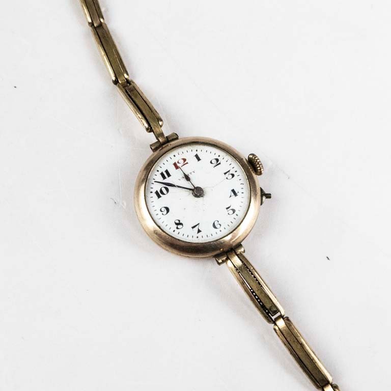 Reloj de dama con detalles, enchapado y en excelente condición - imagen 2