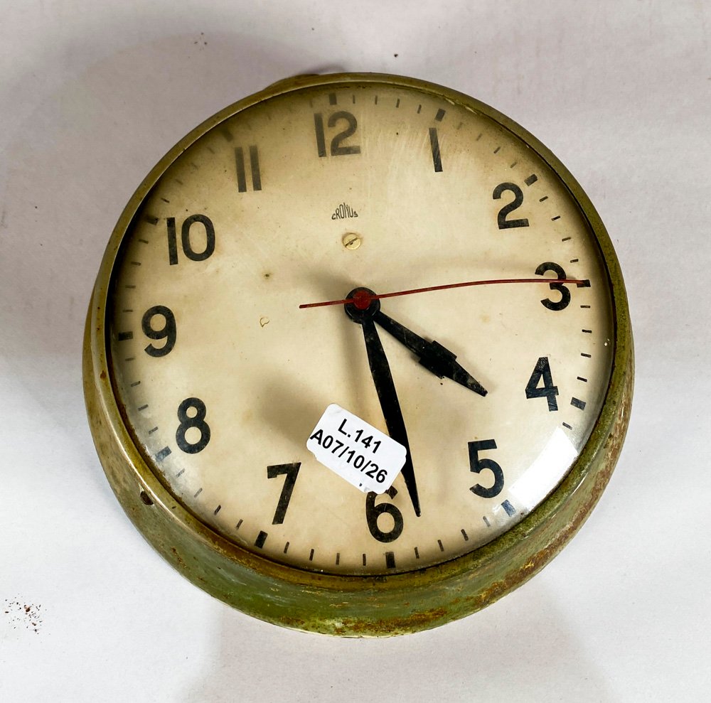 Reloj de Pared Cronus Antiguo - 20 cm Diámetro