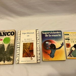 Lote de 4 Libros: Banco, El Nazi y el Peluquero, Supervivientes de la Muerte, Decore su Hogar - imagen 2