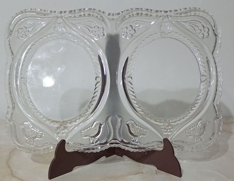 Placa de cristal antiguo para marco de fotos - imagen 2