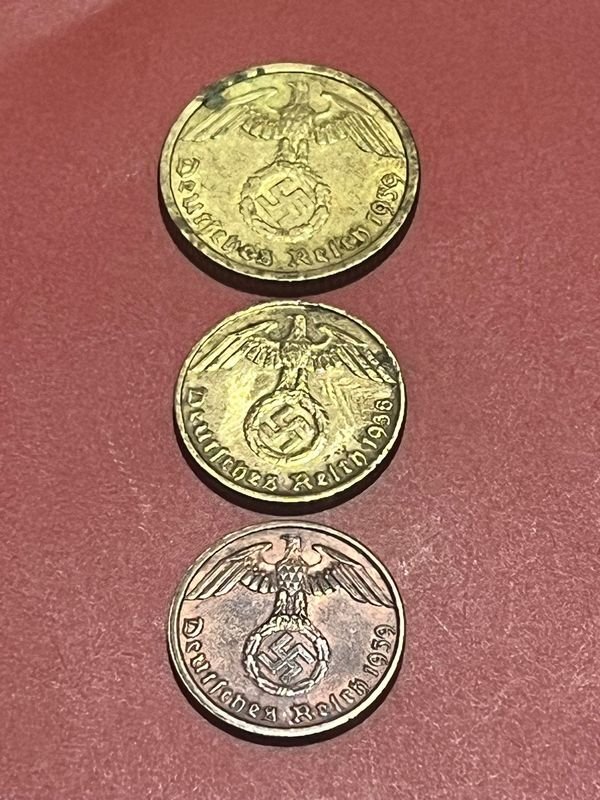 Monedas Alemania Nazi Bronce en venta - imagen 2