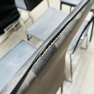 Lote de 7 Sillas y Tapas de Asiento Negras - imagen 5