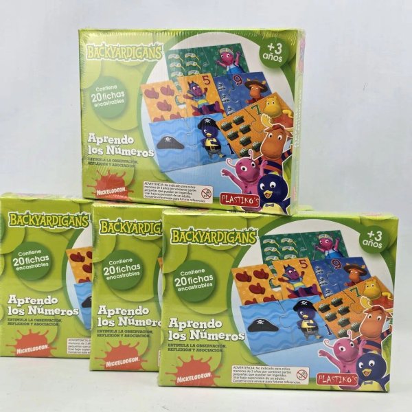 Juego de Mesa "Aprendo los Números" de Backyardigans, Pack x4 - imagen 1