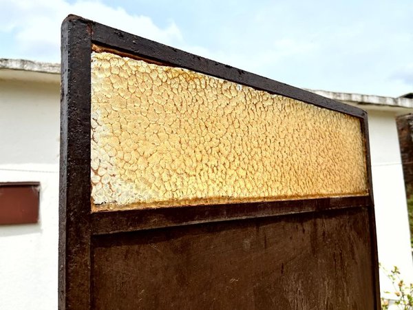 Puerta de Hierro con Marco Fijo y Vidrios - imagen 5