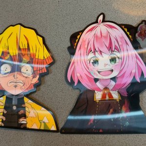 Stickers de Personajes Anime: Zenitsu y Anya - imagen 2