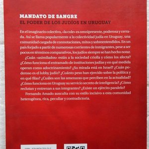 Libro Mandato de Sangre: El Poder de los Judíos en Uruguay por Fernando Amado - imagen 2