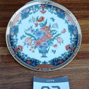 11 Piezas de Cerámica Oriental con Aves, Flores y Figuras - imagen 3
