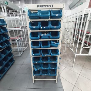 Organizador Metálico con Gavetas Plásticas Azules Presto - imagen 2