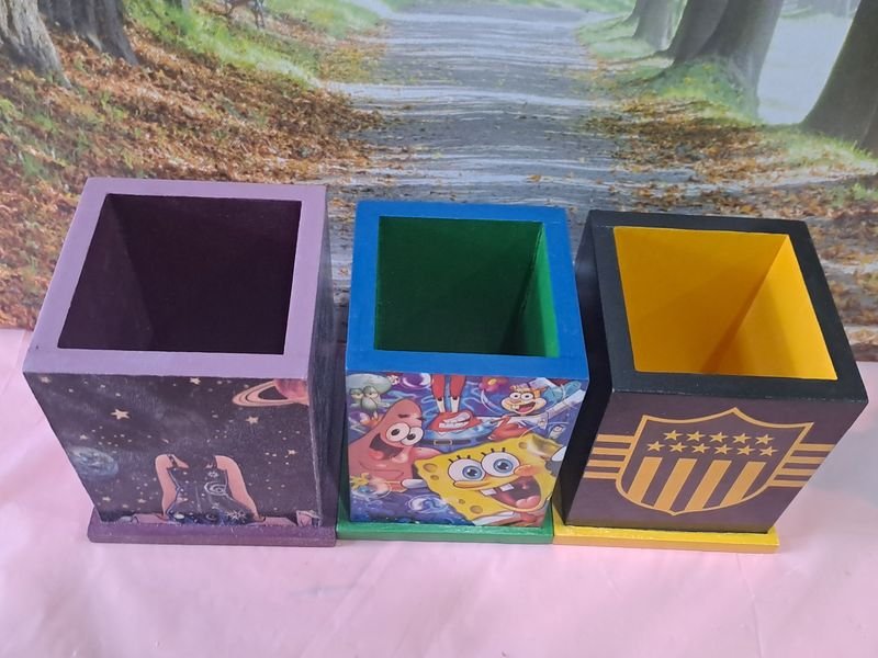 Organizadores de escritorio en madera para reventa o feriantes - imagen 4