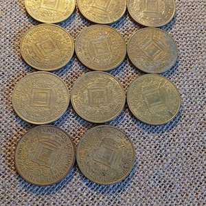 Lote siguiente: 11 Monedas Conmemorativas Uruguayas Zabala