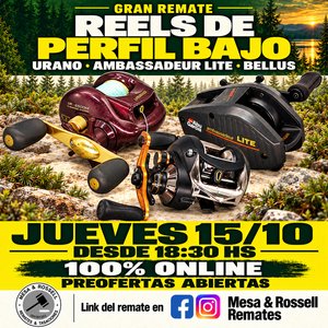 Gran Remate de Caza, Pesca y Camping: Reels Abu Garcia, Penn, Cañas, Cuchillería y Más - imagen 9