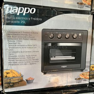 Lote anterior: Freidora de Aire y Horno Eléctrico Nappo 25L