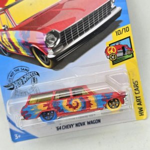 Hot Wheels "Art Cars" Chevy Nova '64 Wagon - imagen 2