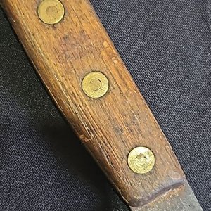 Cuchilla Antigua de Cocina con Hoja de 18 cm y Mango de Madera - imagen 5
