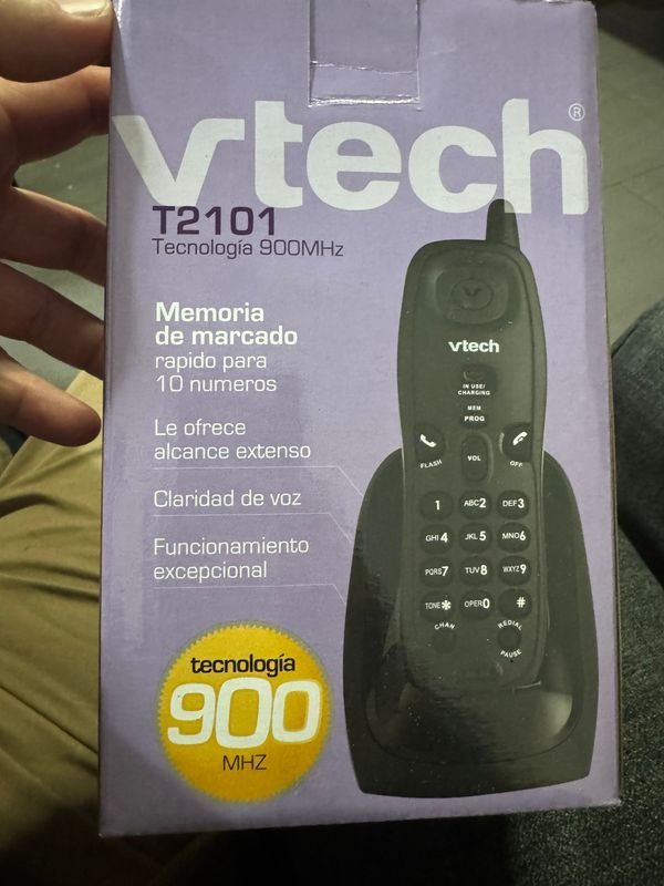 Teléfono Inalámbrico Vtech T2101 Tecnología 900 MHz Nuevo en Caja