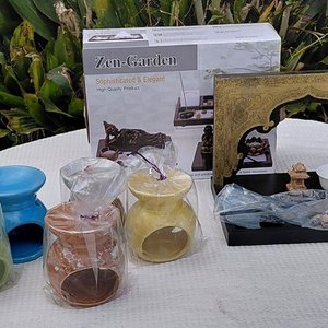 Jardín Zen con 5 Hornitos Aromáticos Decorativos - imagen 1
