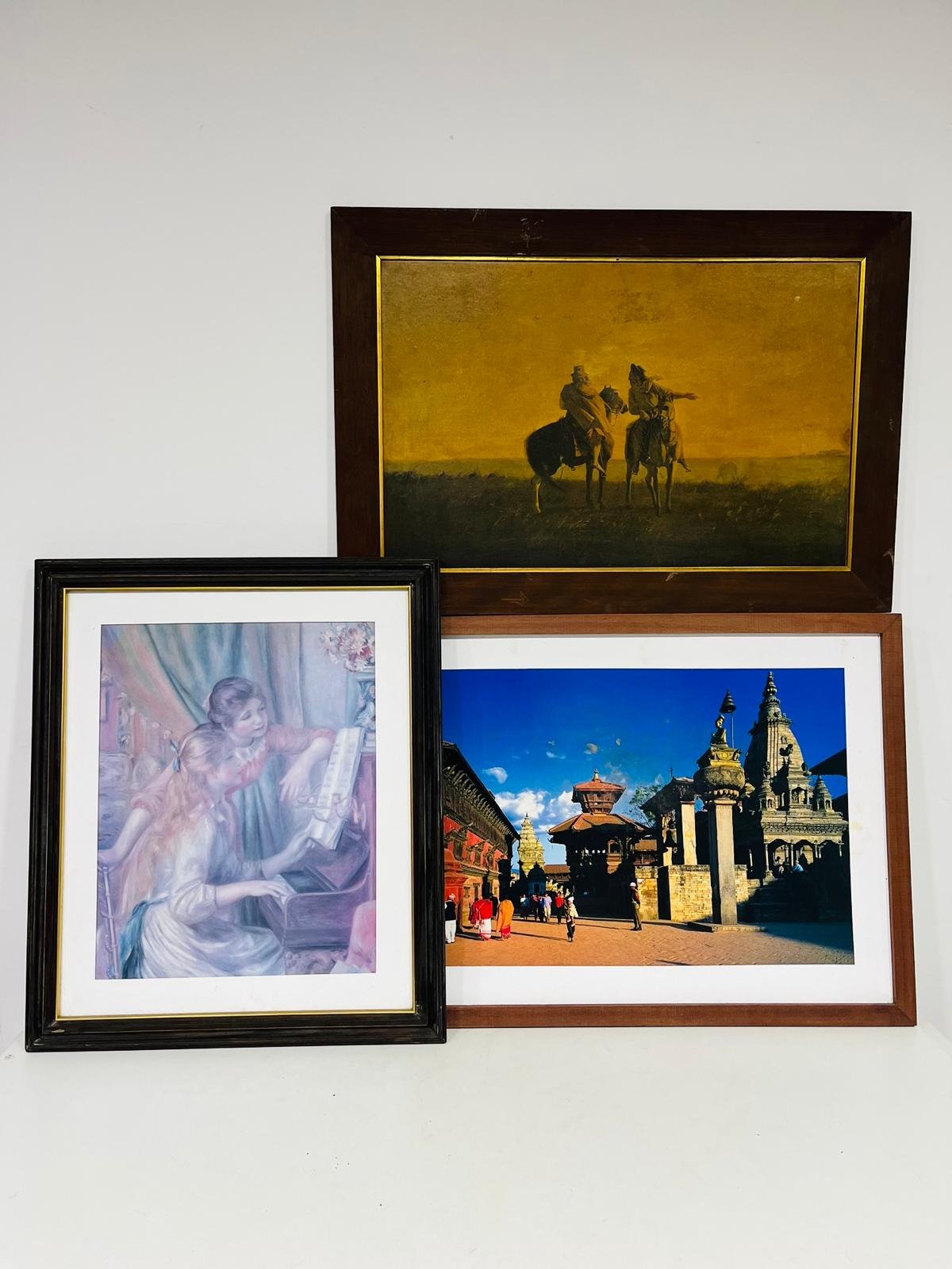 Lote de 3 Cuadros Decorativos con Marcos