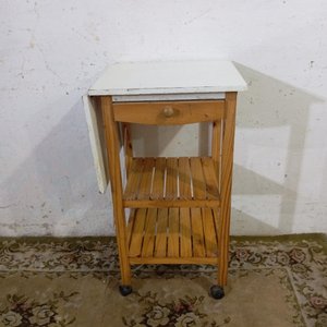 Mueble Auxiliar de Cocina Rodante con Ala y Cajón - imagen 2
