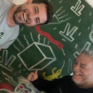 Pintura "Los Guardianes… y Yo" de Jorge Perico Carbajal, Firmada - imagen 4