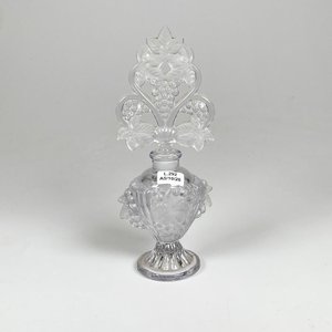 Perfumero de cristal con tapón, altura 22 cm - imagen 1