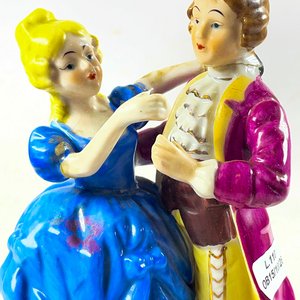 Figura Musical Pareja de Baile Clásico Cerámica 22 cm - imagen 7