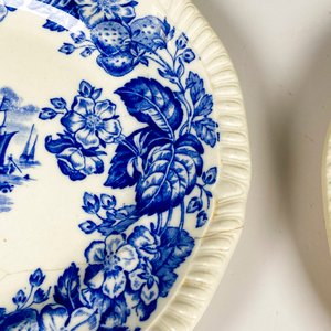 Seis platitos de postre loza Copeland, diámetros 16 cm - imagen 4