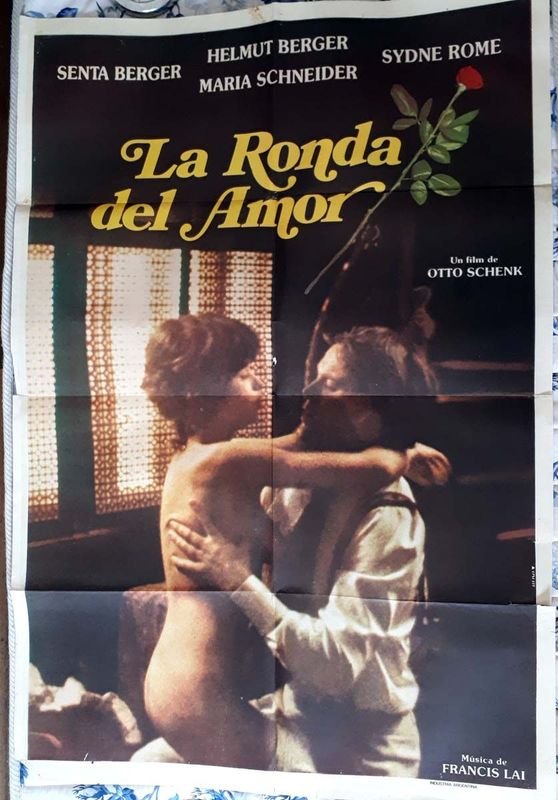 Poster Original "La Ronda del Amor" (1973) con Helmut Berger y Sydne Rome