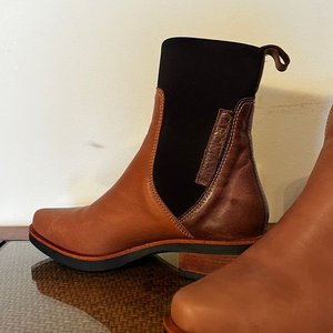 Botas La Romana Cuero Whisky Talle 36 Diseño Italiano - imagen 4