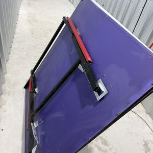 Mesa de Ping Pong Plegable Azul con Patas Desmontables - imagen 12