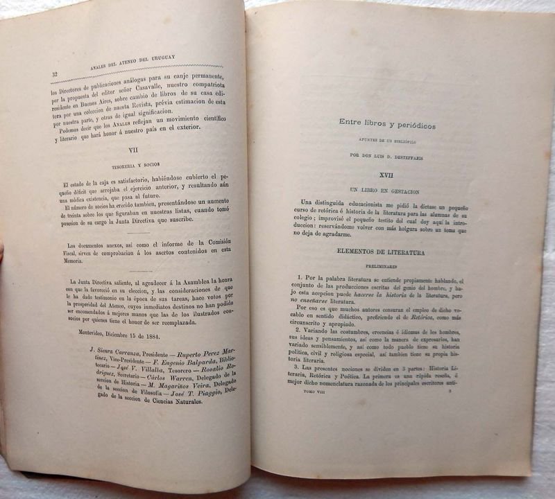 Revista Anales Del Ateneo Del Uruguay, Publicación Mensual de 1885 - imagen 5