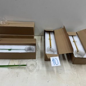 7 Cucharas Revolvedoras de Vidrio Nuevas para Cócteles - imagen 3