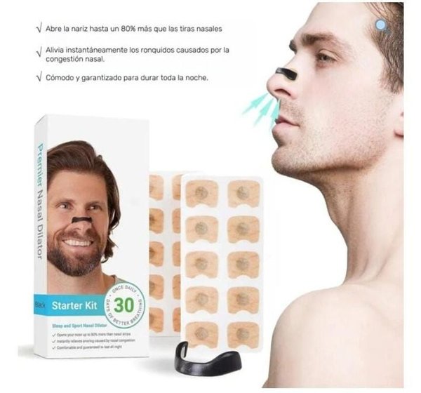Dilatador Nasal Magnético Premier Nasal Dilator Starter Kit 30 Días