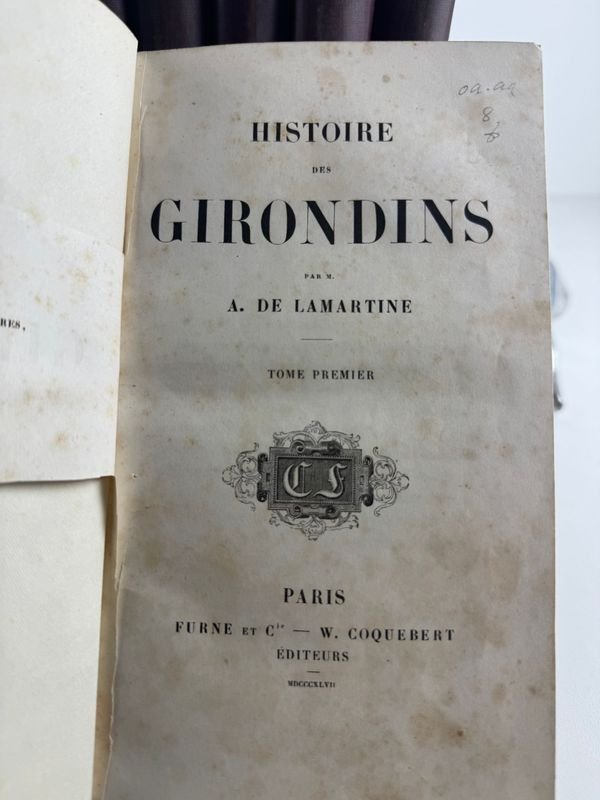 Colección de libros antiguos: Historia de los girondinos - imagen 3