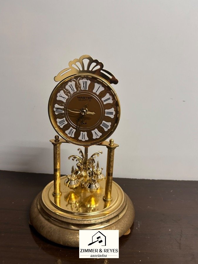 Reloj de Mesa Adorno "Master Quartz" Dorado