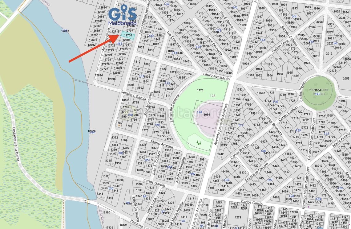 Mapa Antiguo de Montevideo y sus Barrios