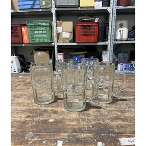 Lote siguiente: Jarras de Cerveza de Vidrio Coca-Cola (Set de 5)