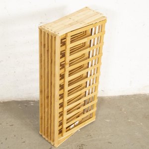 Estante Zapatero Plegable de Bambú - 5 Niveles - imagen 3