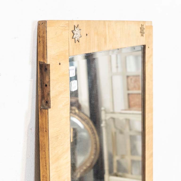 Espejo antiguo con marco de madera - imagen 2