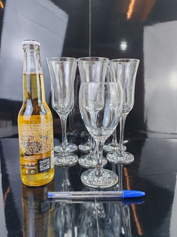 Copas de vino de cristal - imagen 5