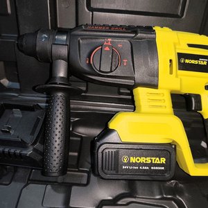 Rotomartillo Recargable Norstar 24V con 2 Baterías, Puntas y Accesorios en Valija - imagen 6