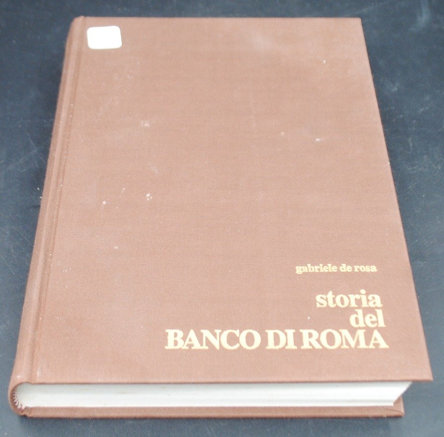 Lote siguiente: Libro de Historia del Banco de Roma